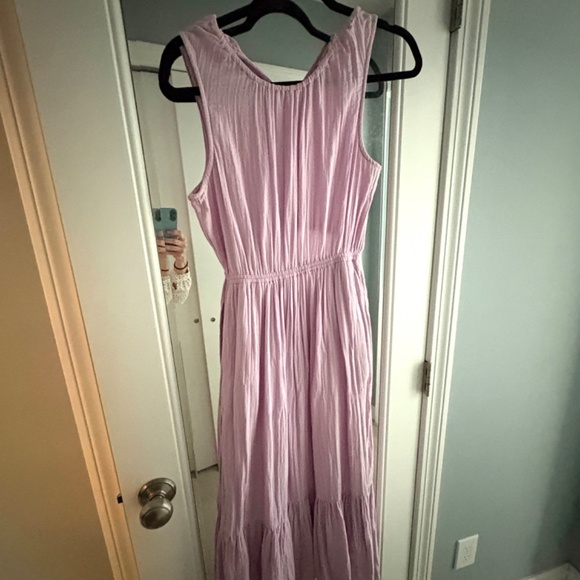 Pact Coastal Double Gauze Cutout Midi Dress - Picture 2 of 4